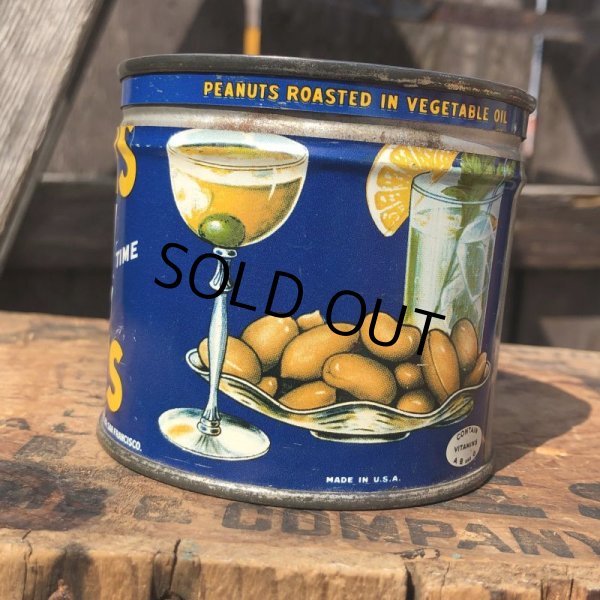 画像2: Vintage Planters MR.PEANUTS Tin Can (E) (2)
