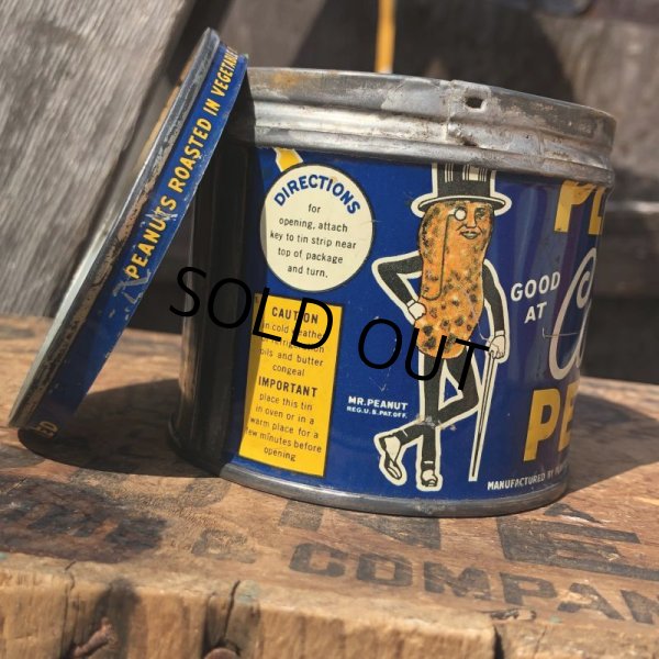 画像6: Vintage Planters MR.PEANUTS Tin Can (A) (6)