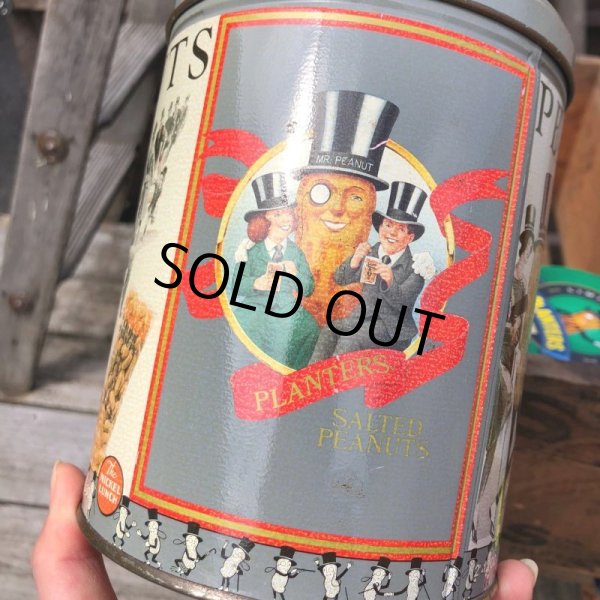画像7: Vintage Planters MR.PEANUTS Tin Can (Q) (7)
