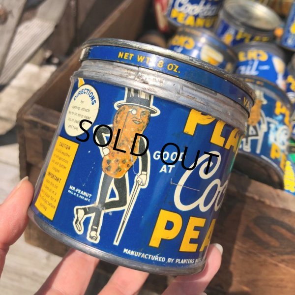 画像7: Vintage Planters MR.PEANUTS Tin Can (A) (7)