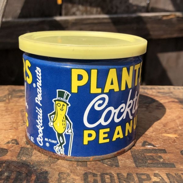 画像1: Vintage Planters MR.PEANUTS Tin Can (J) (1)