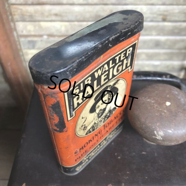 画像3: Vintage Pipe & Cigarette Smoking Tobacco Pocket Tin Raleigh (B973)     (3)