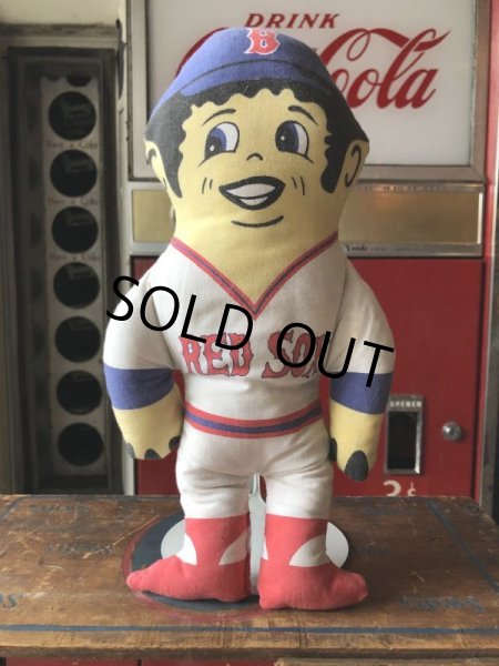 画像1: Vintage MLB Basebal Player Stuffed Plush RED SOX (B965) (1)