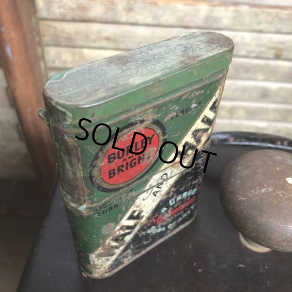 画像3: Vintage Pipe & Cigarette Smoking Tobacco Pocket Tin BURLEY and BRIGHT (B985)     (3)