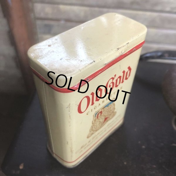 画像3: Vintage Pipe & Cigarette Smoking Tobacco Pocket Tin Old Gold (B989)     (3)