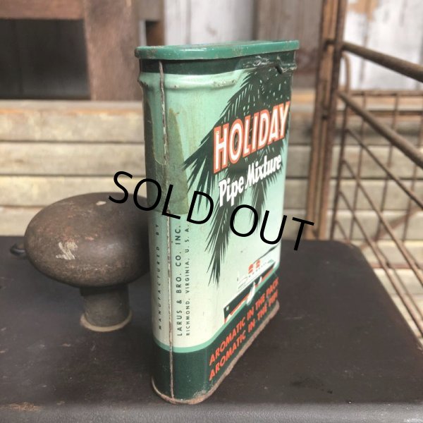 画像3: Vintage Pipe & Cigarette Smoking Tobacco Pocket Tin HOLIDAY (B971)     (3)
