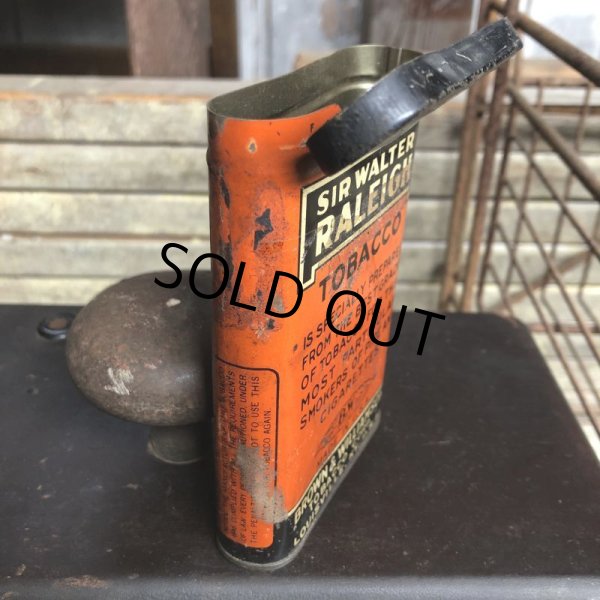 画像5: Vintage Pipe & Cigarette Smoking Tobacco Pocket Tin Raleigh (B973)     (5)