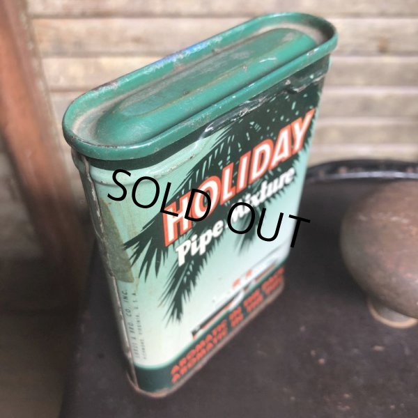 画像5: Vintage Pipe & Cigarette Smoking Tobacco Pocket Tin HOLIDAY (B971)     (5)