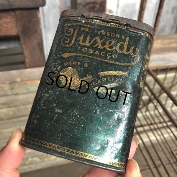 画像2: Vintage Pipe & Cigarette Smoking Tobacco Pocket Tin Tuxedo (B975)     (2)