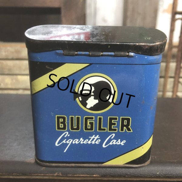 画像6: Vintage Pipe & Cigarette Smoking Tobacco Pocket Tin BUGLER (B987)     (6)