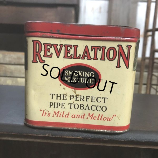 画像2: Vintage Pipe & Cigarette Smoking Tobacco Pocket Tin REVELATION (B988)     (2)