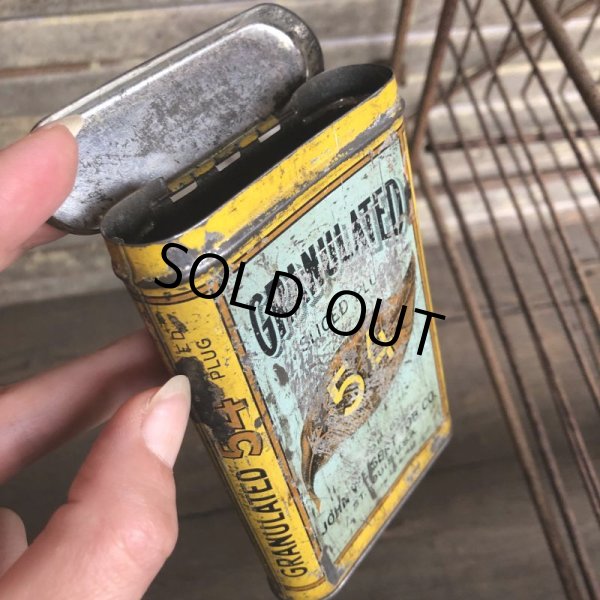 画像3: Vintage Pipe & Cigarette Smoking Tobacco Pocket Tin GRANULATED 54 (B970)     (3)
