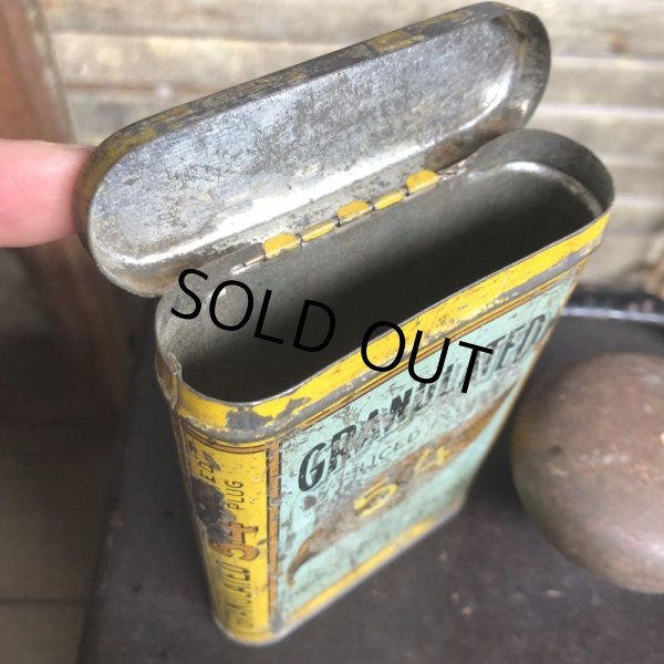 画像10: Vintage Pipe & Cigarette Smoking Tobacco Pocket Tin GRANULATED 54 (B970)     (10)