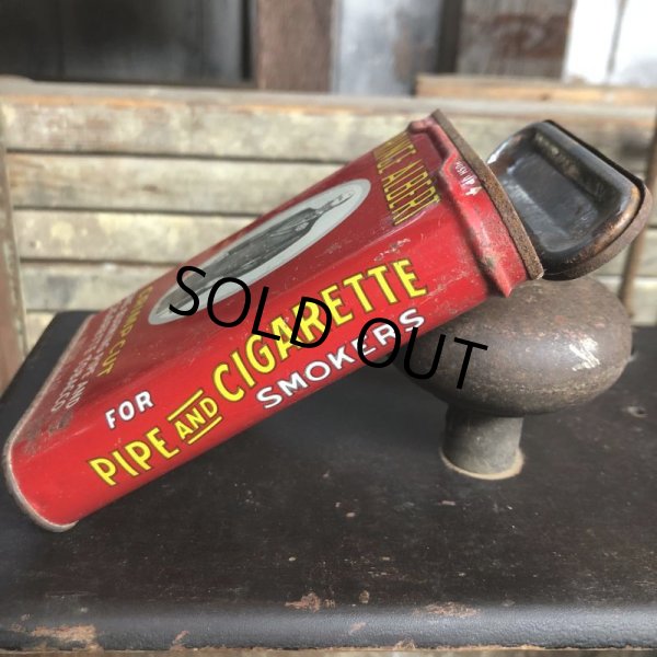 画像5: Vintage Pipe & Cigarette Smoking Tobacco Pocket Tin PRINCE ALBERT (B981)     (5)