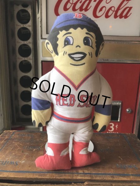 画像1: Vintage MLB Basebal Player Stuffed Plush RED SOX (B964) (1)