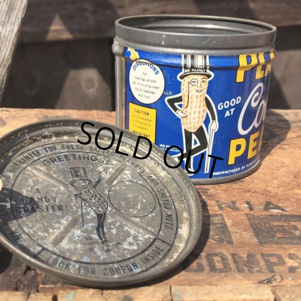 画像6: Vintage Planters MR.PEANUTS Tin Can (F) (6)