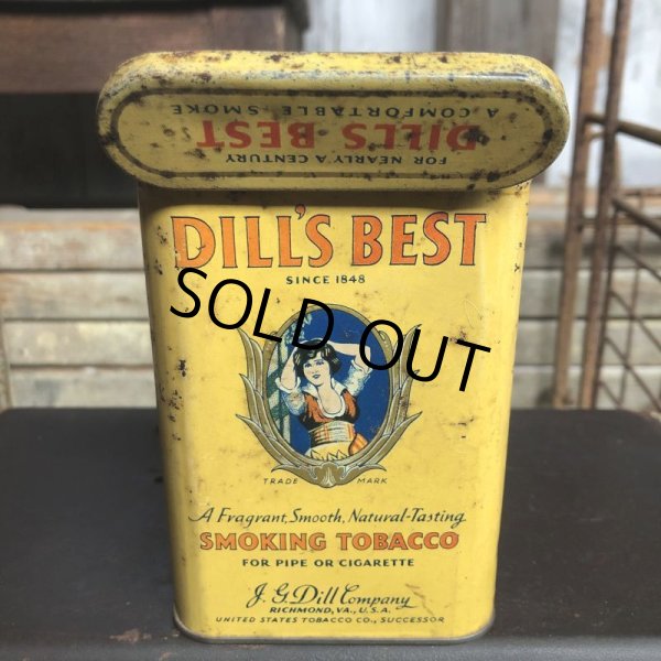 画像5: Vintage Pipe & Cigarette Smoking Tobacco Pocket Tin DILI'S BEST (B974)     (5)