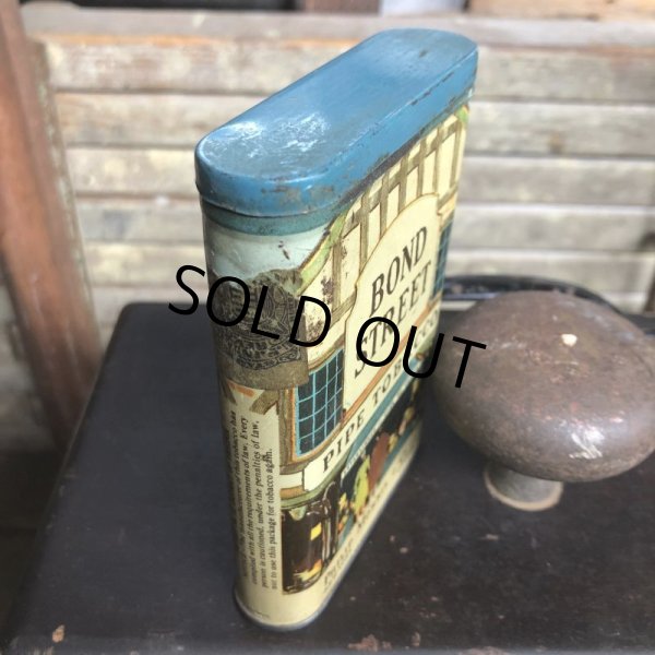 画像3: Vintage Pipe & Cigarette Smoking Tobacco Pocket Tin BOND STREET (B977)     (3)