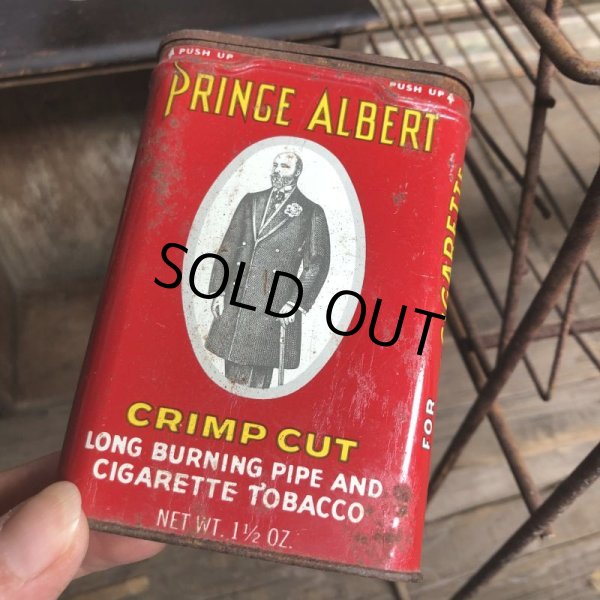 画像1: Vintage Pipe & Cigarette Smoking Tobacco Pocket Tin PRINCE ALBERT (B981)     (1)