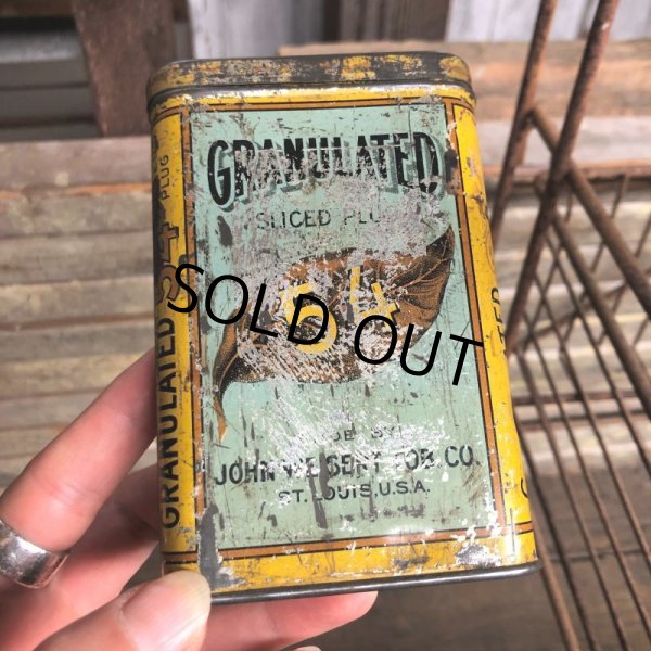 画像2: Vintage Pipe & Cigarette Smoking Tobacco Pocket Tin GRANULATED 54 (B970)     (2)