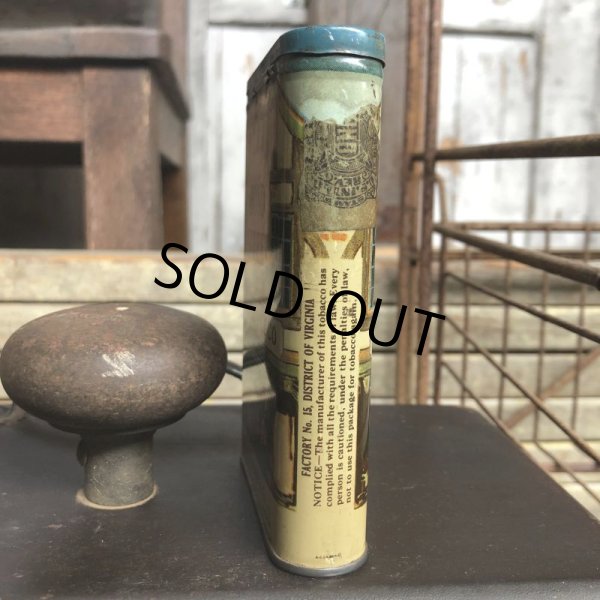 画像7: Vintage Pipe & Cigarette Smoking Tobacco Pocket Tin BOND STREET (B977)     (7)