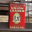 画像2: Vintage Pipe & Cigarette Smoking Tobacco Pocket Tin UNION LEADER (B979)     (2)