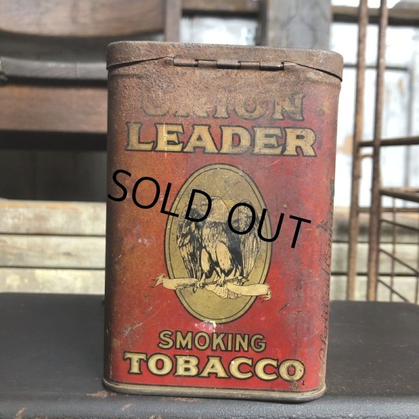 画像6: Vintage Pipe & Cigarette Smoking Tobacco Pocket Tin UNION LEADER (B978)     (6)