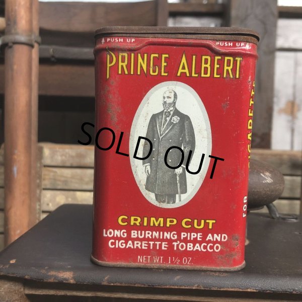 画像2: Vintage Pipe & Cigarette Smoking Tobacco Pocket Tin PRINCE ALBERT (B981)     (2)