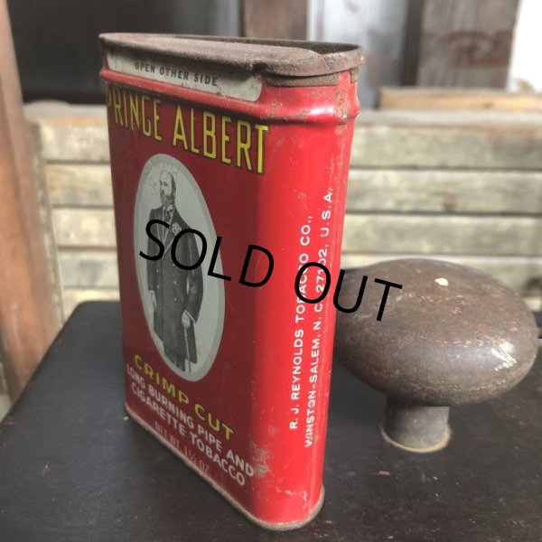 画像7: Vintage Pipe & Cigarette Smoking Tobacco Pocket Tin PRINCE ALBERT (B981)     (7)