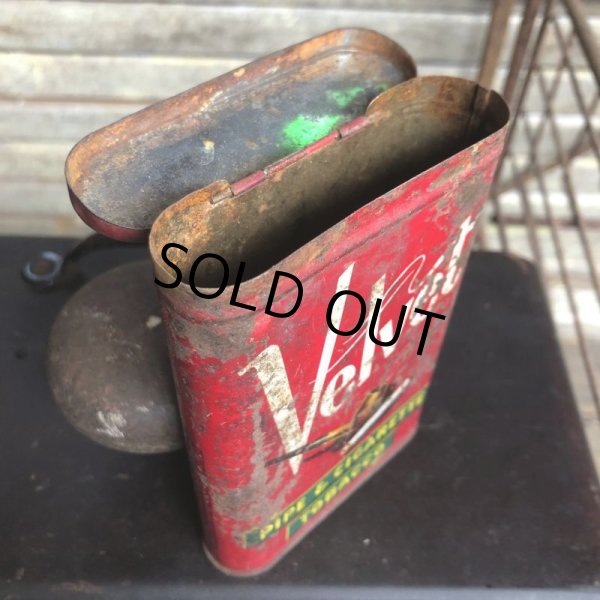 画像5: Vintage Pipe & Cigarette Smoking Tobacco Pocket Tin Velvet (B972)     (5)
