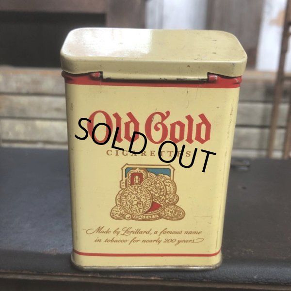 画像6: Vintage Pipe & Cigarette Smoking Tobacco Pocket Tin Old Gold (B989)     (6)