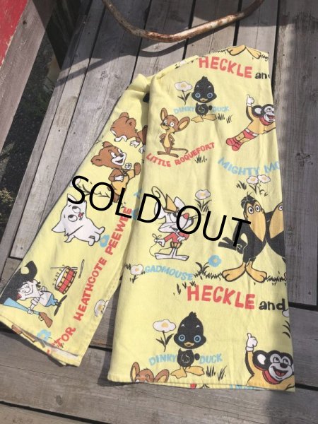 画像16: 70s Vintage Cartoon Sears Terrytoons Blanket Hard to Find!!! (B992) (16)