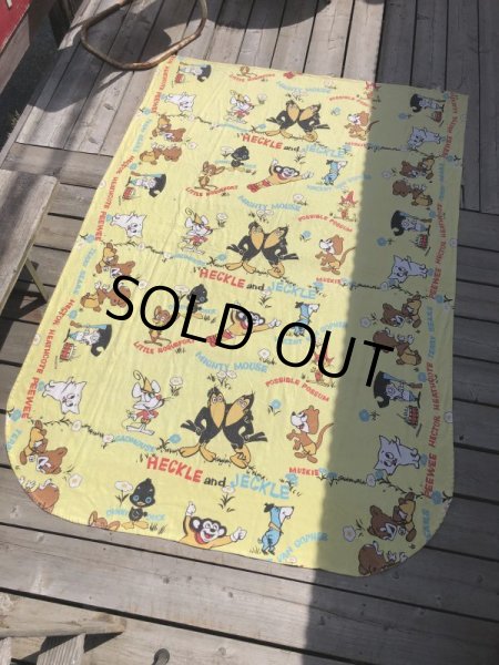 画像14: 70s Vintage Cartoon Sears Terrytoons Blanket Hard to Find!!! (B992) (14)