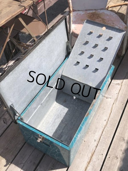 画像8: 50s Vintage KAMP KOLD Aluminum Camping Cooler Box (B993) (8)