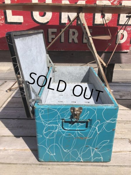 画像11: 50s Vintage KAMP KOLD Aluminum Camping Cooler Box (B993) (11)