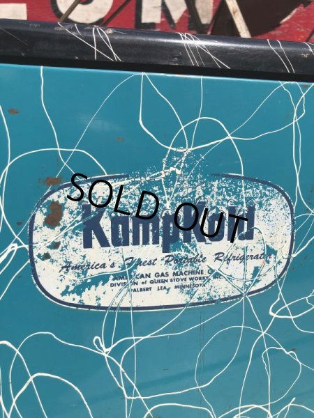 画像18: 50s Vintage KAMP KOLD Aluminum Camping Cooler Box (B993) (18)