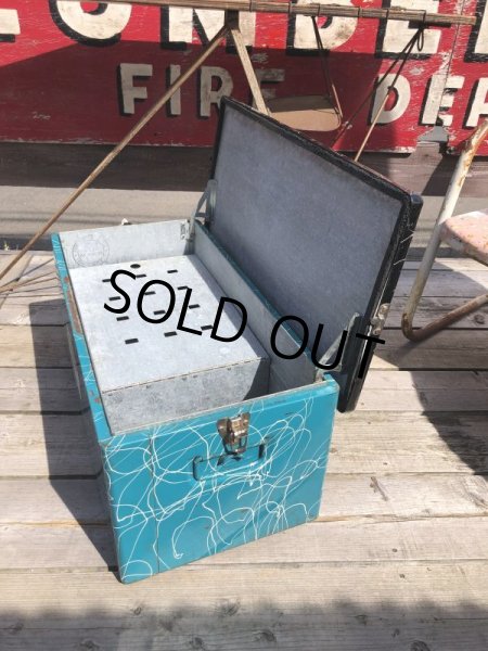 画像14: 50s Vintage KAMP KOLD Aluminum Camping Cooler Box (B993) (14)
