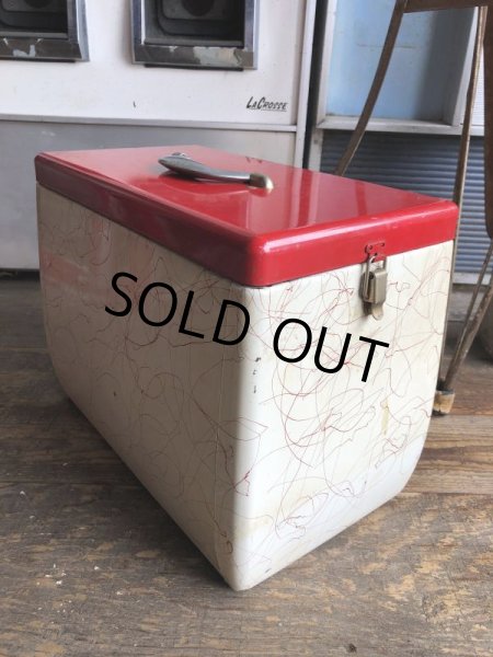 画像3: 50s Vintage KAMP KOLD Aluminum Camping Cooler Box (B994) (3)
