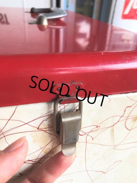 画像7: 50s Vintage KAMP KOLD Aluminum Camping Cooler Box (B994) (7)