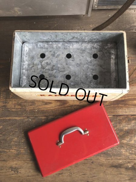 画像9: 50s Vintage KAMP KOLD Aluminum Camping Cooler Box (B994) (9)