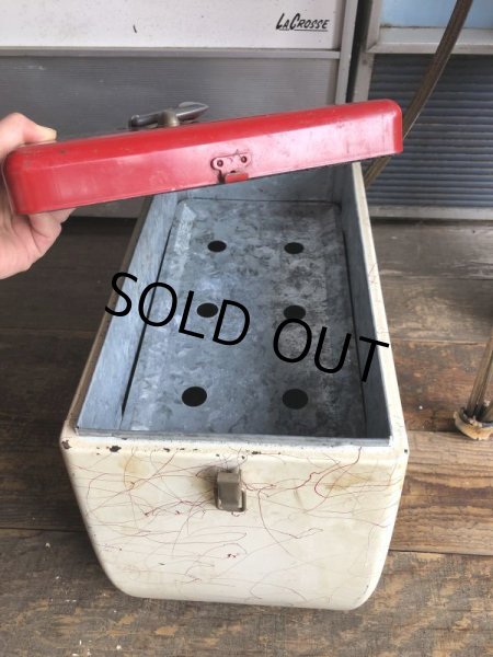 画像8: 50s Vintage KAMP KOLD Aluminum Camping Cooler Box (B994) (8)