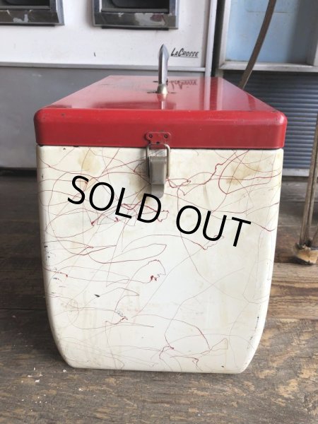 画像5: 50s Vintage KAMP KOLD Aluminum Camping Cooler Box (B994) (5)