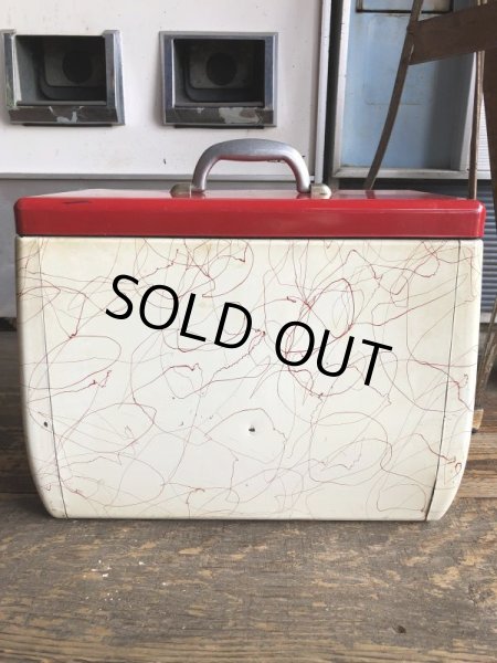 画像4: 50s Vintage KAMP KOLD Aluminum Camping Cooler Box (B994) (4)