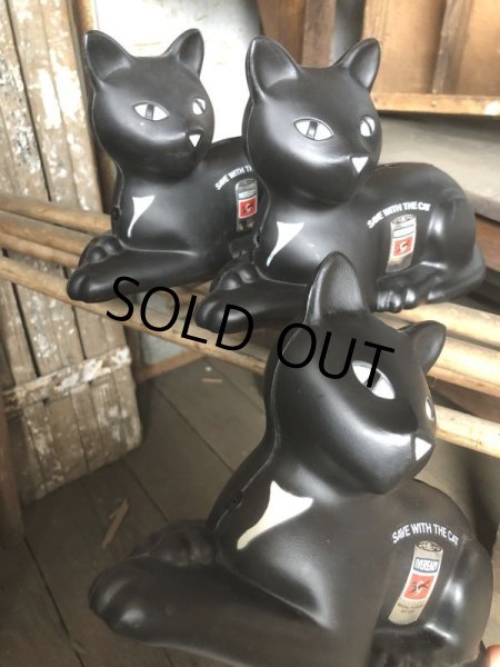 画像14: 80s Vintage Eveready Batteries Save With the Cat Coin Bank (B995) (14)