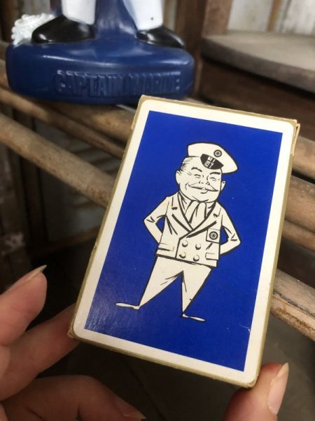 画像1: Vintage Captain Marine Playing cards (B997) (1)