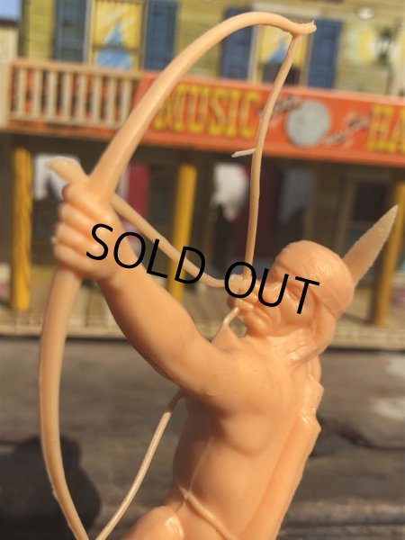 画像6: 60s Vintage Louis Marx Western Action Figure INDIAN (T589) (6)