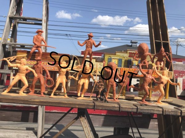 画像7: 0s Vintage Louis Marx Western Action Figure INDIAN (T586) (7)