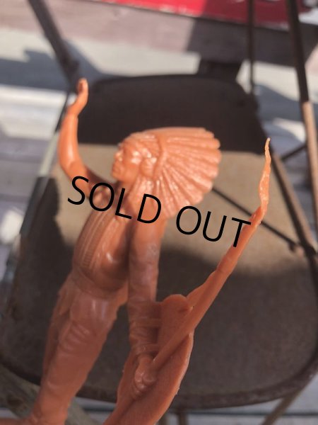 画像5: 60s Vintage Louis Marx Western Action Figure INDIAN (T283) (5)