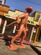 画像2: 60s Vintage Louis Marx Western Action Figure COWBOY (T277) (2)