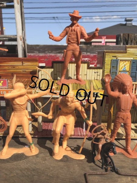 画像9: 60s Vintage Louis Marx Western Action Figure COWBOY (T273) (9)